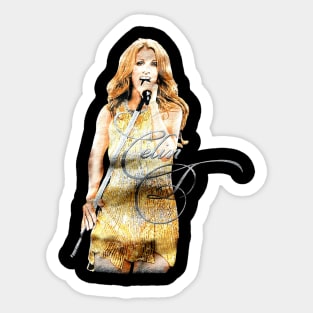 Celine Dion // 80s Vintage Aesthetic Sticker